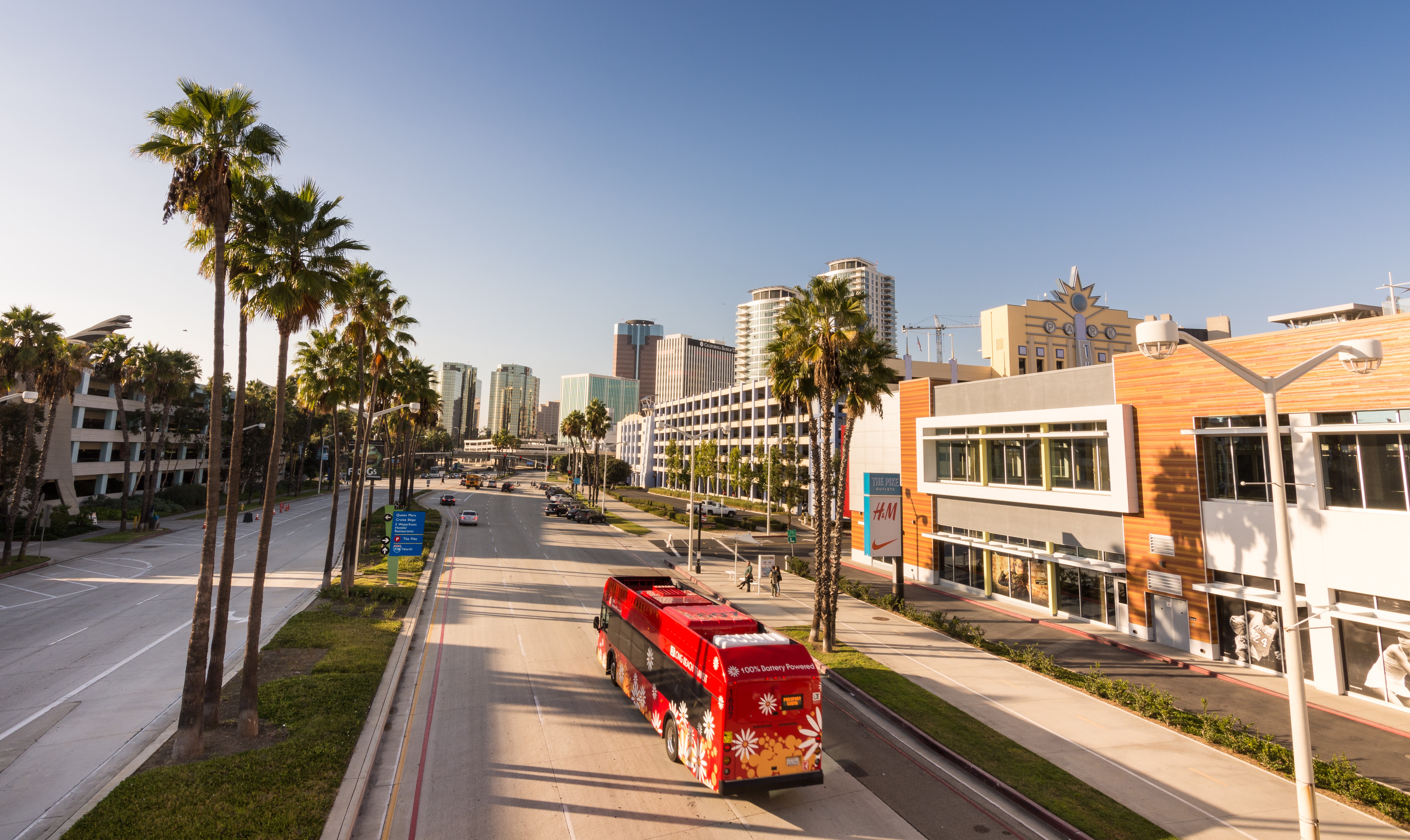 bus along coast with ocean view