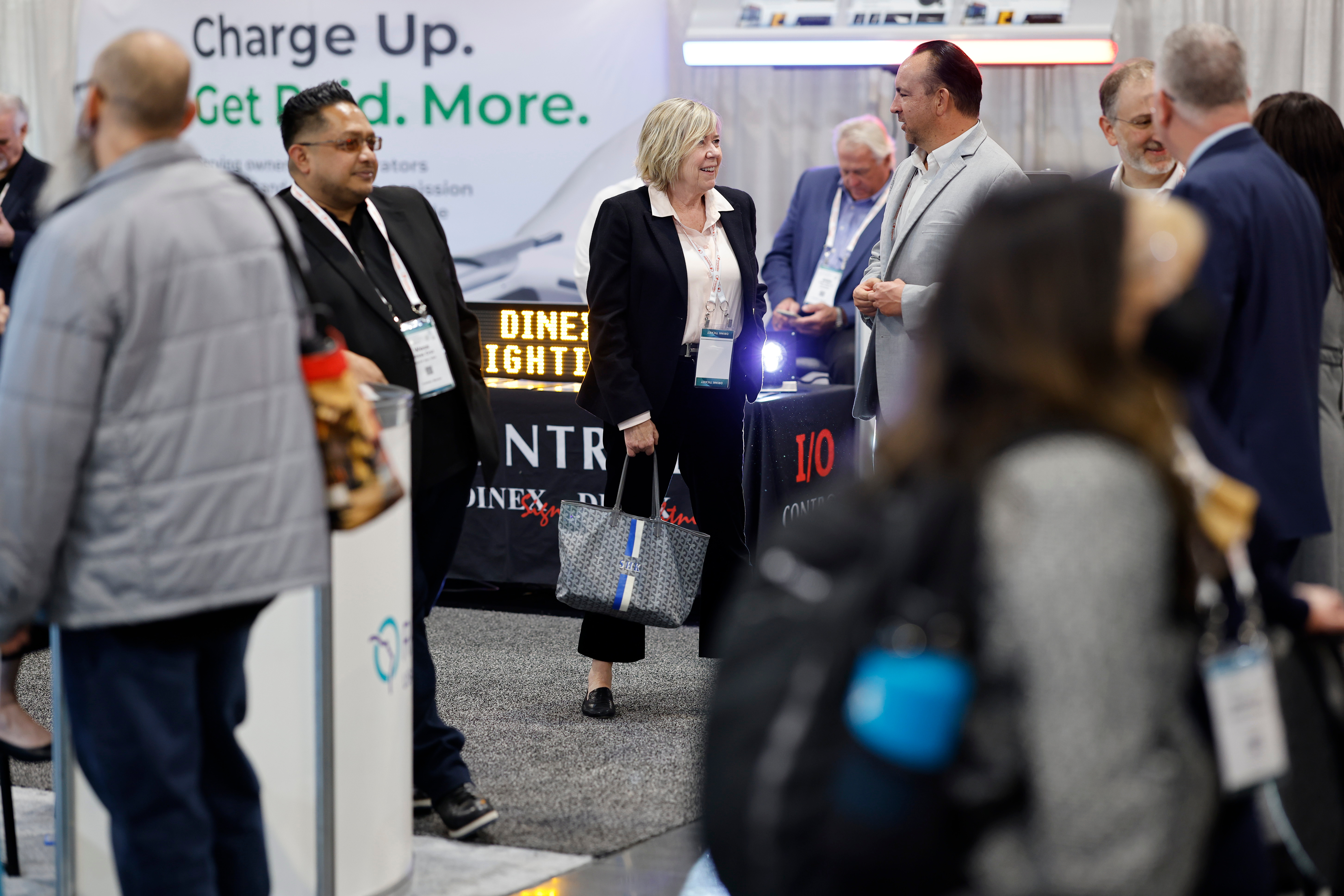 Wooden desk with a microphone