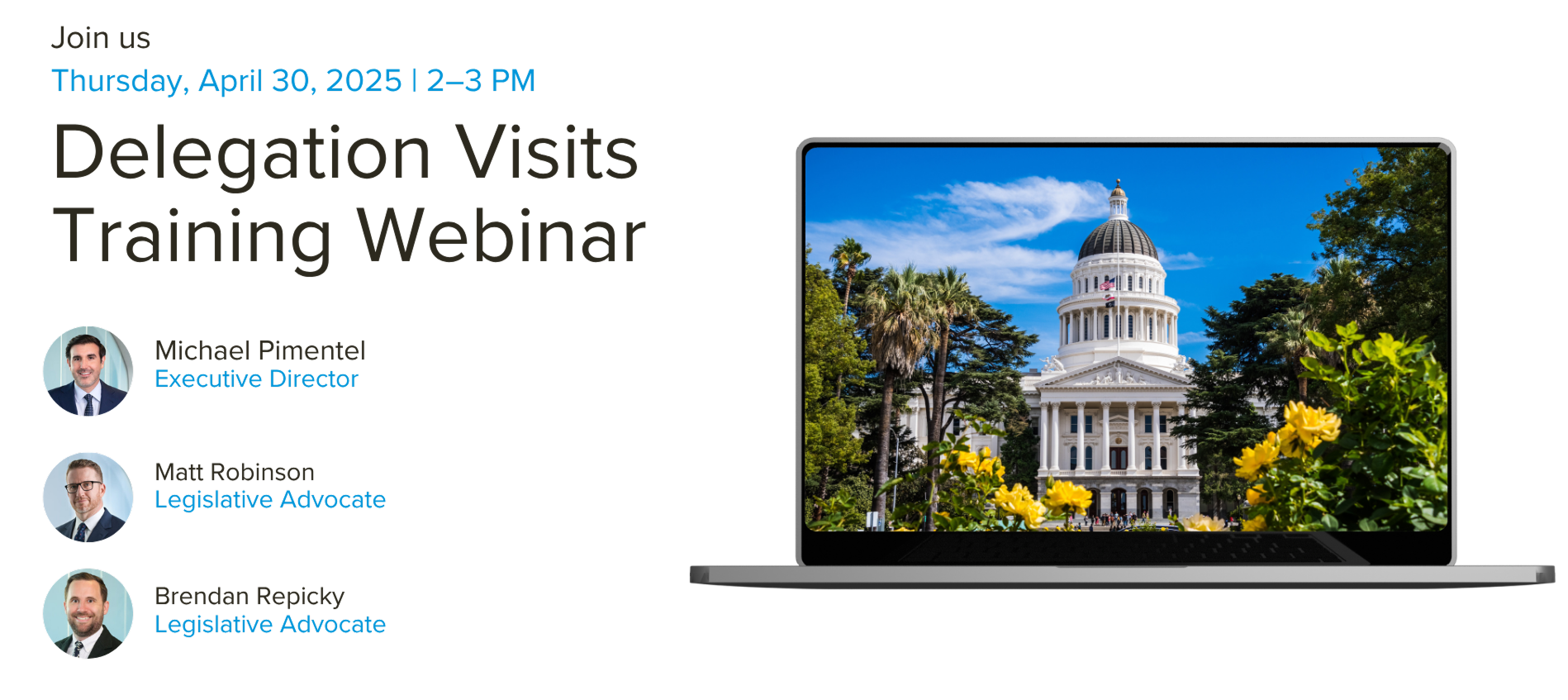 Register for the April 30 Delegation Visit Training Webinar