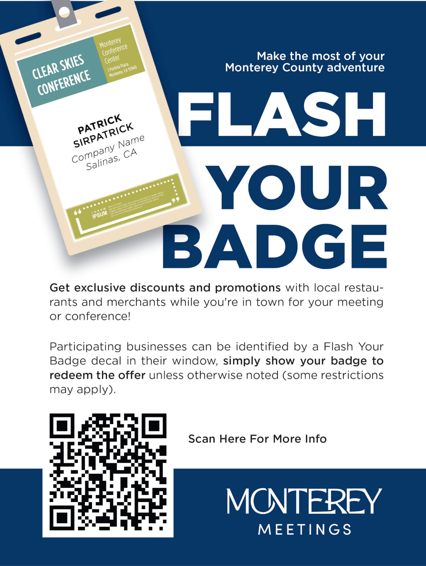 Flash Your Badge discounts and promotions for California Transit Association conference participants